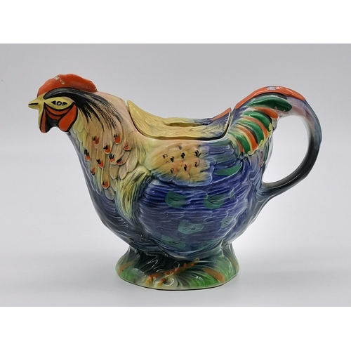 120 - Vintage Rooter Tea pot and Hen egg boxCondition StatusGood: In good condition overall, but possibly ... 