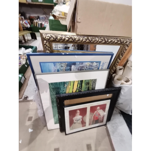 1270 - Selection of framed prints