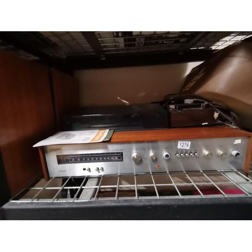 1276 - A GEC tuner plus a Hitachi cassette desk