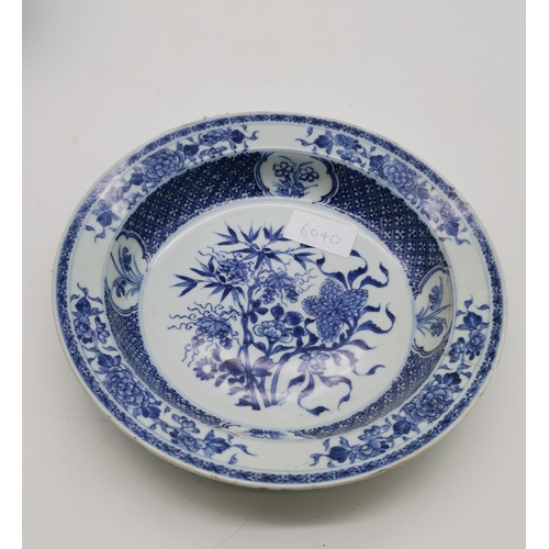 170 - A group of Oriental blue and white porcelain wares, comprising a 19th Century Chinese bowl with unde... 