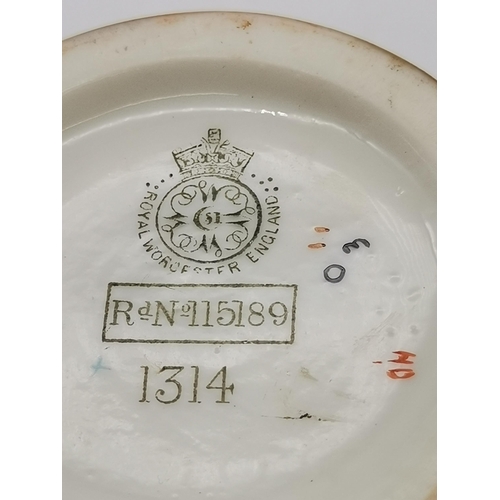 235 - Royal Worcester jars and Alexandra Porce vaseCondition StatusGood: In good condition overall, but po... 