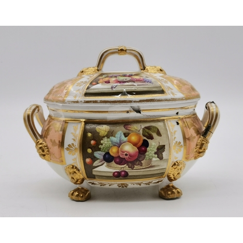 239 - Art Nouveau 'Martele' Vase pls Early Crown derby lidded pot a/fCondition StatusGood: In good conditi... 