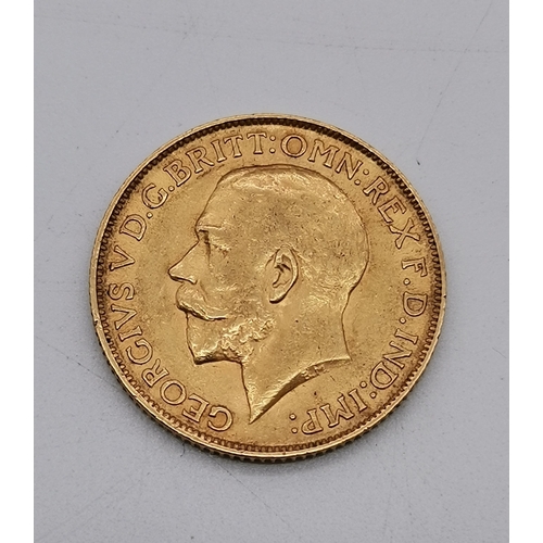 514 - A George V sovereign, 1911. 8.0g