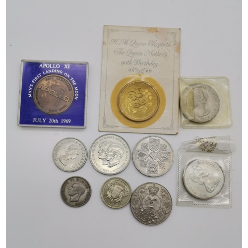 543 - A collection of assorted coinage, British and foreign, Victorian and later, including commemorative ... 