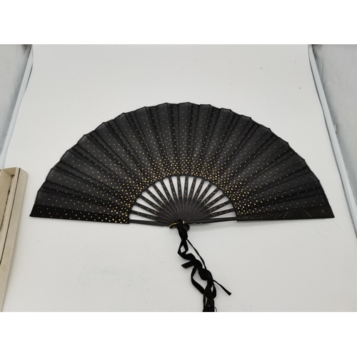 274 - Antique Fan from J Duvelleroy London in original boxCondition StatusGood: In good condition overall,... 