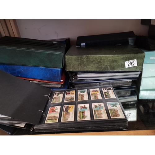 295 - A Large Collection of Various Cigarette cards