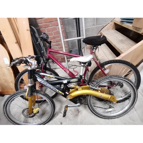 937 - Two mountain bikes, Vapour pro and Apollo TwilightCondition StatusGood: In good condition overall, b... 