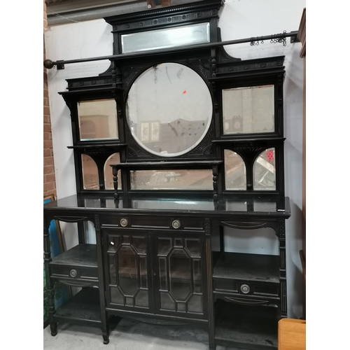 944 - 19th century Ebonised Aesthetic Movement Cabinet in the manner of the famous designer of that period... 