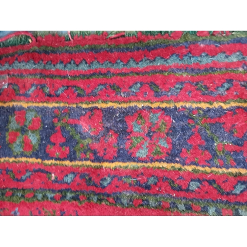 1148a - Large Red and blue RugCondition StatusFair: In fair condition, signs of wear/cracks/damage/restorati... 