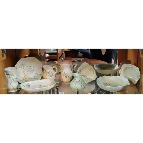 148 - Crown Devon collection 'Mayfield'  including Servings bowls, Jug, vases etc (9)Condition StatusGood:... 