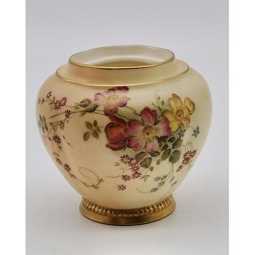 235 - Royal Worcester jars and Alexandra Porce vaseCondition StatusGood: In good condition overall, but po... 