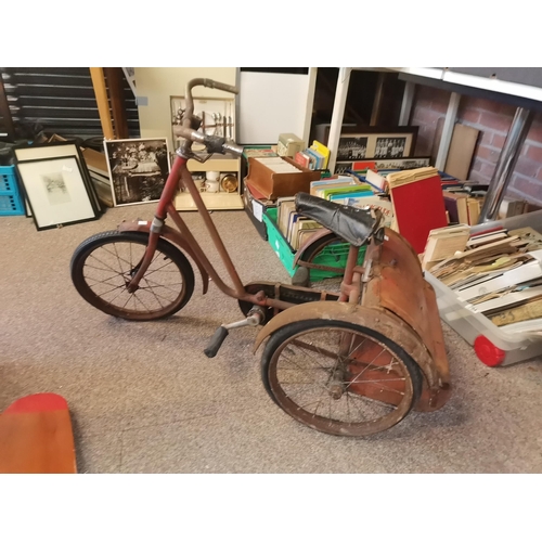 787 - Vintage child's tricycle