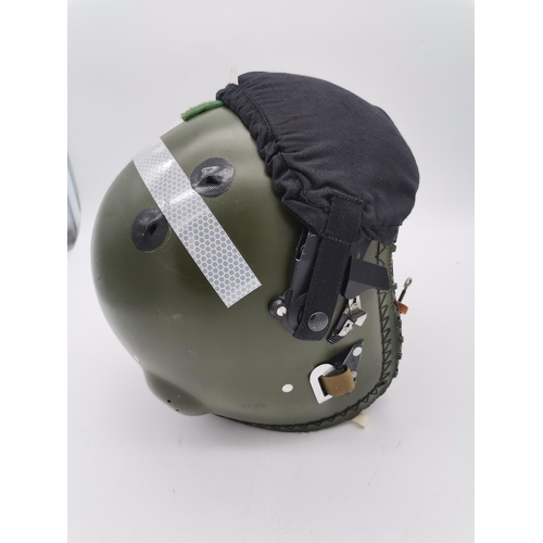 826 - Vintage MK3C British Military Flying Helmet complete with correct transport box