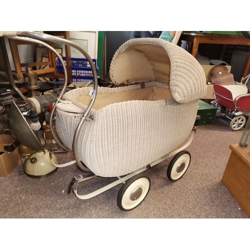 837 - Antique French child's toy pram