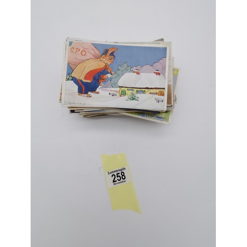 258 - Collection of vintage post cardsCondition StatusGood: In good condition overall, but possibly some o... 