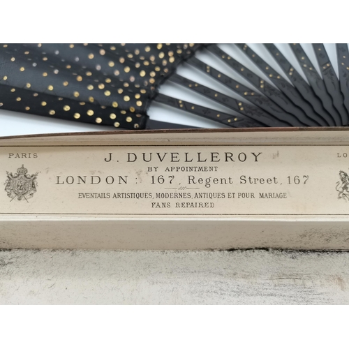 274 - Antique Fan from J Duvelleroy London in original boxCondition StatusGood: In good condition overall,... 