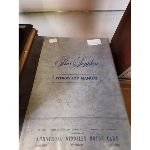 284 - Automobilia: An Armstrong Siddeley 'Star Sapphire' Workshop Manual, c.1950s; together with two AA Me... 