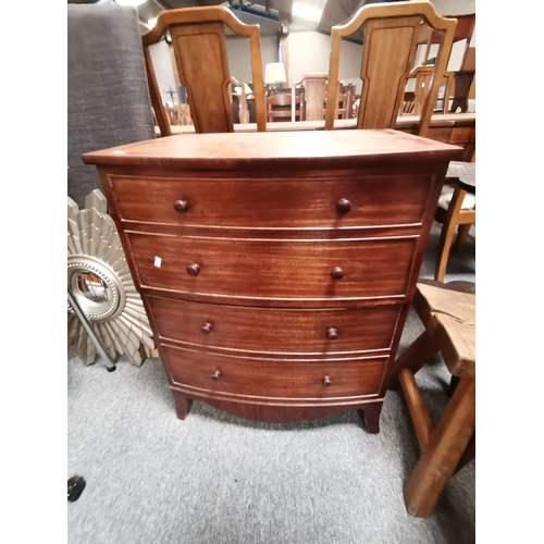 1187 - A Victorian. mahogany commode chest