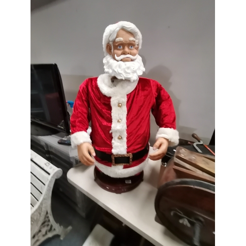 1231 - Large father christmas motorised figure