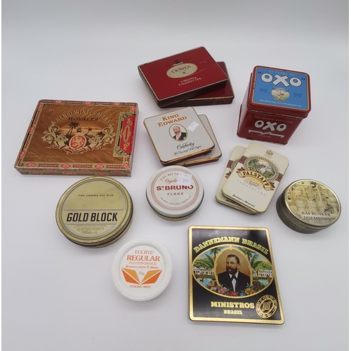 297 - Vintage tins and badges - Assorted vintage 20th century tins and collectable badges. Badges mostly 1... 