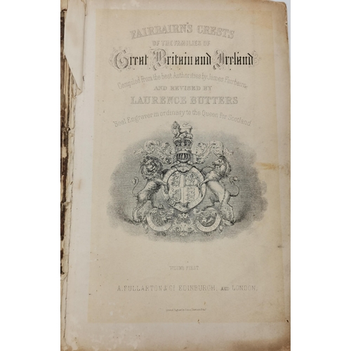 301 - Antique Book Fairbairns Crests by Laurence ButtersCondition StatusFair: In fair condition, signs of ... 