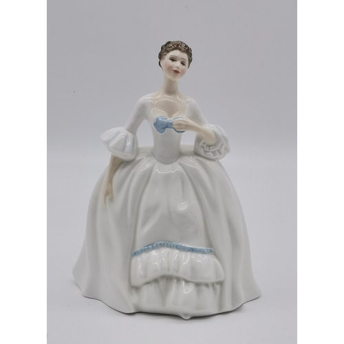 311 - A Collection of Royal Doulton Ladies all white - Melody HN4117 Exclusively for collectors club, Forg... 