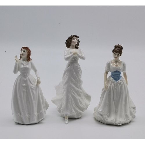 311 - A Collection of Royal Doulton Ladies all white - Melody HN4117 Exclusively for collectors club, Forg... 