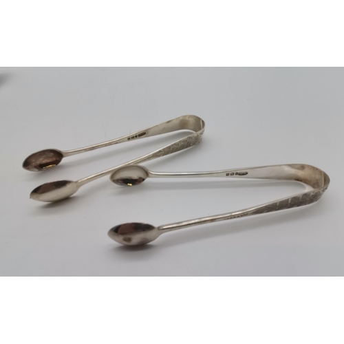 428 - A small mixed group of assorted silver comprising a pair of Victorian tablespoons by Charles Boyton ... 