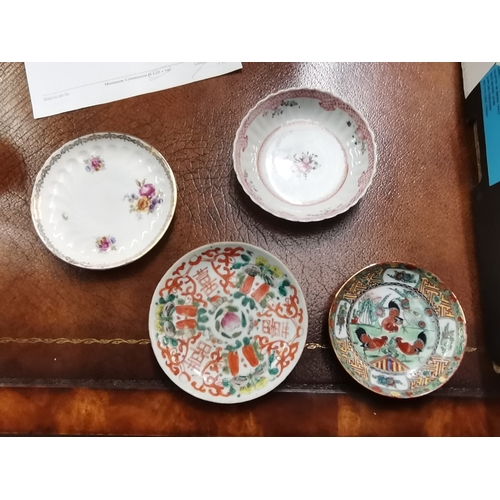 837a - A good box lot of Chinese and German porcelain inc. Noritake, Nymphenburg, Severes, Tongzhi etc