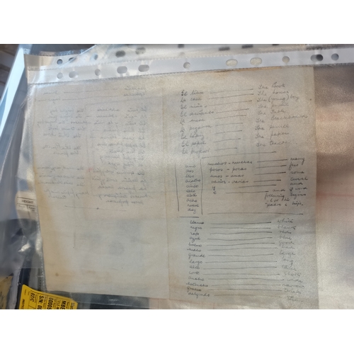 796A - Box of RAF1940s Navigation Observation records,  RAF Interest one man's WWII RAF service LAC Holder,... 