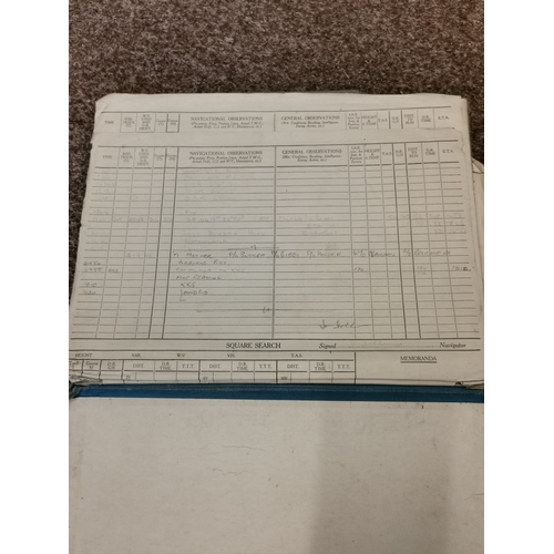 796A - Box of RAF1940s Navigation Observation records,  RAF Interest one man's WWII RAF service LAC Holder,... 