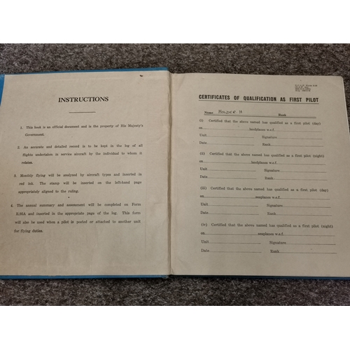 796A - Box of RAF1940s Navigation Observation records,  RAF Interest one man's WWII RAF service LAC Holder,... 