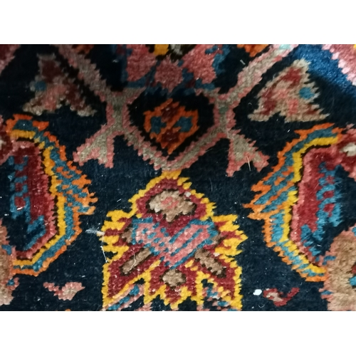 1232 - 3 x Antique rugs in mostly reds , blue and white 1.9m x 1.2m plus 1.8 x 1.3m 2m x 1.