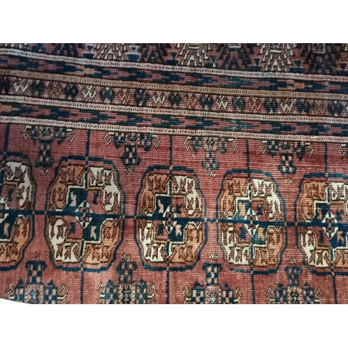 1232 - 3 x Antique rugs in mostly reds , blue and white 1.9m x 1.2m plus 1.8 x 1.3m 2m x 1.