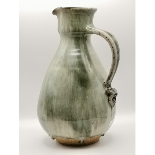 117 - Studio Pottery - Barbara Cass c1960s jug 28cm ht signed on base (base slightly d/d during firing) , ... 