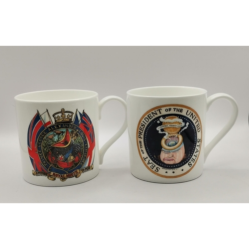 121 - x7 Mugs by Steve Bell (former Guardian Cartoonist) includes limited editions, Royal Wedding of Willi... 