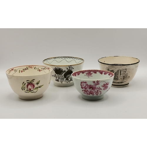 125 - Eight assorted porcelain tea bowls