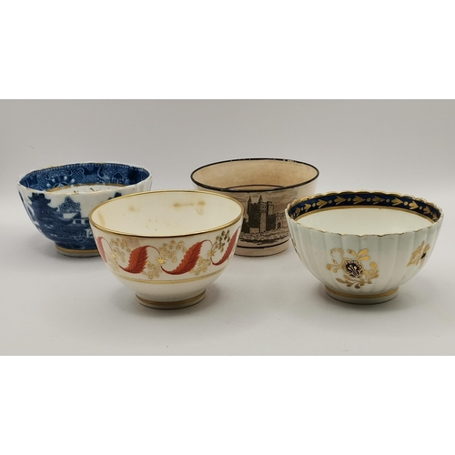 125 - Eight assorted porcelain tea bowls