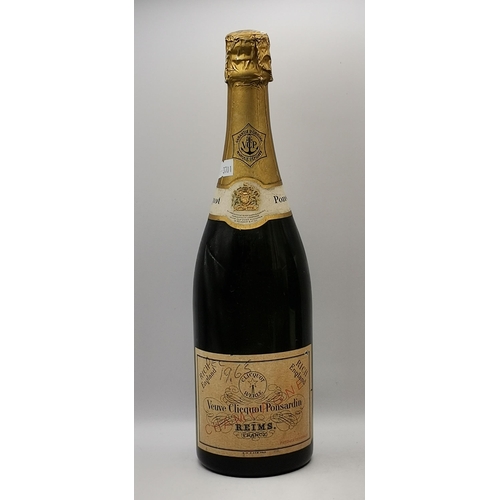 127 - Three Bottles of vintage Champagne including Laytons Reserve and Veuve Clicquot Ponsardin