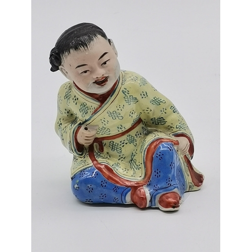 184 - Set of Three Chinese Porcelain Child figurines