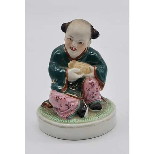 184 - Set of Three Chinese Porcelain Child figurines