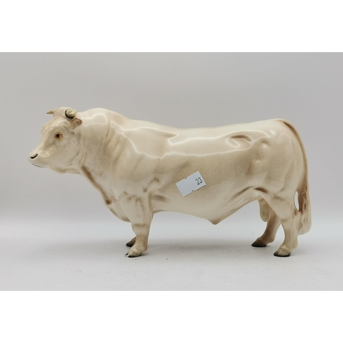 219 - Beswick Charolais Bull, Cow and Calf