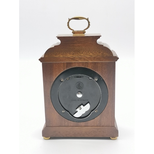 77 - An Elliott mantel clock, late 20th Century, retailed by Ainsworth Blackburn, the dial signed and wit... 