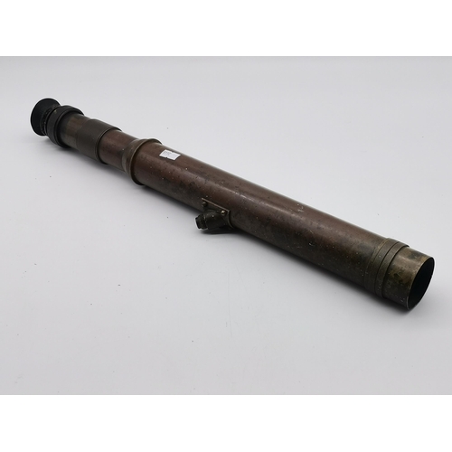 8 - An early 20th Century British Military spotting scope, by W. Ottway & Co, 1905, the gun sight number... 