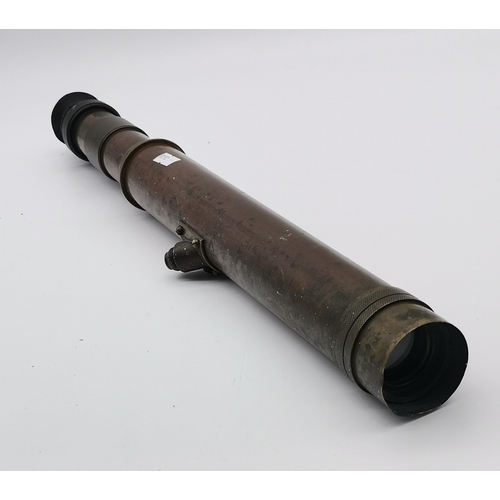 8 - An early 20th Century British Military spotting scope, by W. Ottway & Co, 1905, the gun sight number... 