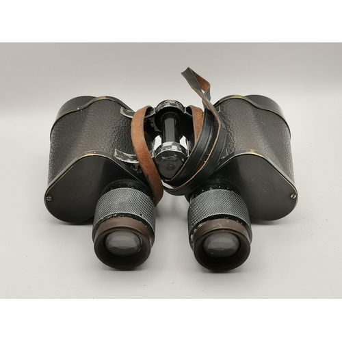 255 - A pair of Carl Zeiss JENA DELACTIS binoculars, 8x40, no.1262482, with presentation inscription 'Capt... 