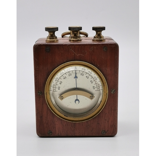 267 - A miscellaneous collection of timepieces, instruments and collectables, including a Galvanometer, no... 