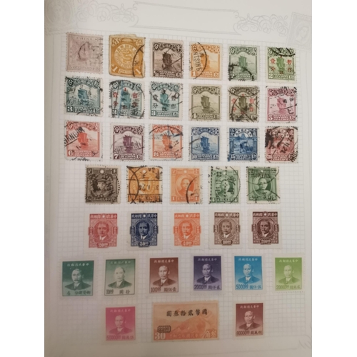 288 - A part-filled stamp album, British and foreign, Victorian and later, including a Penny Black, variou... 