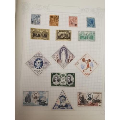 288 - A part-filled stamp album, British and foreign, Victorian and later, including a Penny Black, variou... 