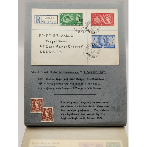 289 - Stamps: A large quantity of First Day Covers - 2 boxes of loose, and 2 albums.